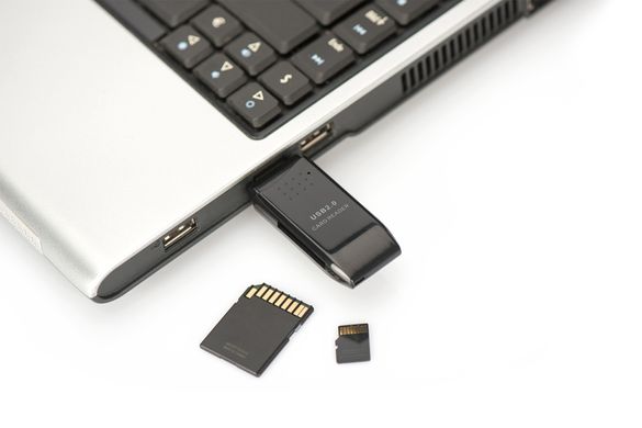 Кардридер DIGITUS USB 2.0 SD/MicroSD DA-70310-3 фото