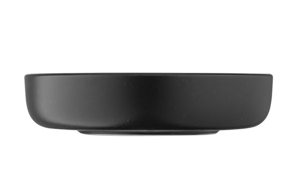 Тарелка суповая Ardesto Trento, 21,5 см, черная, керамика AR2921TB фото