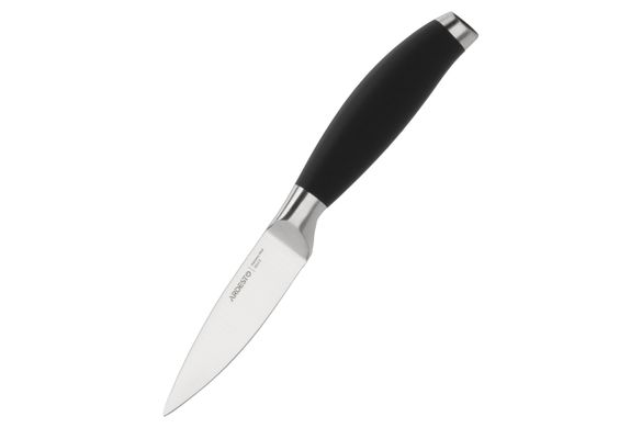 Кухонный нож для чистки овощей Ardesto Gemini, 20,5 см, длина лезвия 8,9 см, черный, нерж.сталь, пластик AR2135SP фото