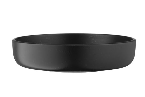 Тарілка супова Ardesto Trento, 21,5 см, чорна, кераміка AR2921TB фото