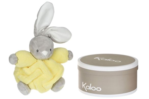 М'яка іграшка Kaloo Neon Кролик жовтий 18.5 см в коробці K962318 фото