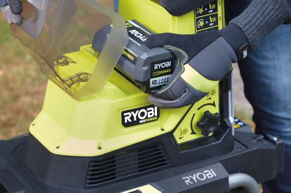 Ryobi Подрібнювач садовий акумуляторний RY36SHX40-0 36В MAX POWER 40мм контейнер 55л фреза 23кг 5133005451 фото