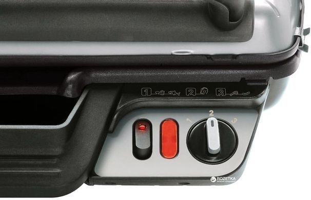 Tefal Гриль прижимной HealthGrill Comfort 2000Вт, темп. режимов-3, съёмные пластины, металл GC306012 фото