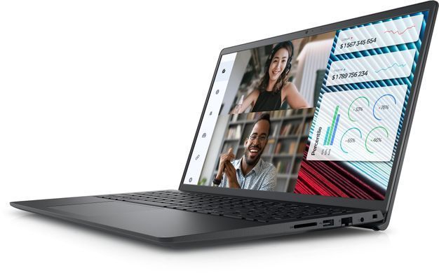Dell Ноутбук Vostro 3520 15.6" FHD AG, Intel i3-1215U, 8GB, F512GB, UMA, Lin, черный N0995PVNB3520UA_UBU фото