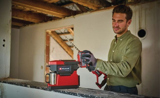 Einhell Кофемашина аккумуляторная TE-CF 18 Li-Solo PXC 18В 240мл 80&deg;С 1.2кг без АКБ и ЗП 4609990 фото