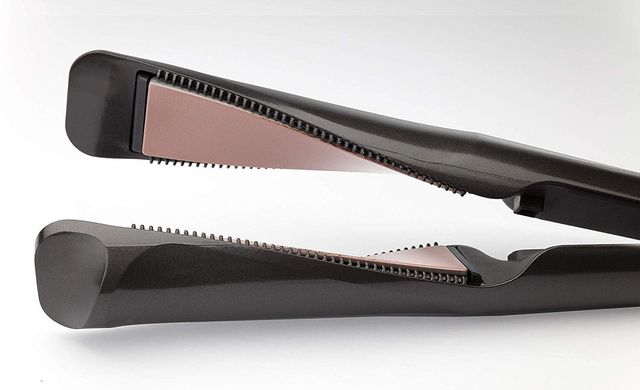 Стайлер Remington S6606 The Curl & Straight, фигурные пластины, стайлинг 2 в 1, черный/розовый S6606 фото