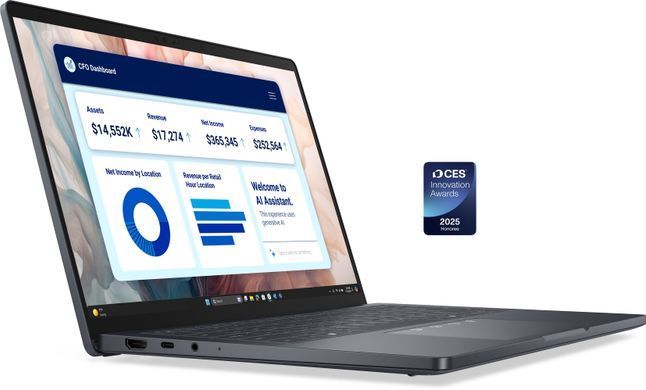 Dell Ноутбук Pro 14 14" FHD+ AG, Intel U7 268V, 32GB, F512GB, UMA, Win11P, чорний BTO207PA14250UA_W11P фото