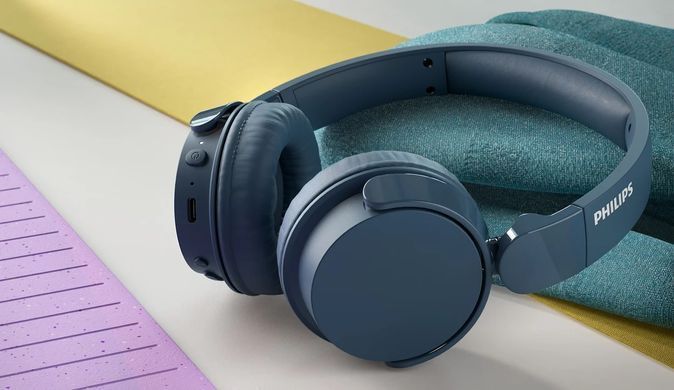 Philips Наушники On-ear TAH4209 BT 5.3, Wireless, Mic, Синий TAH4209BL/00 фото