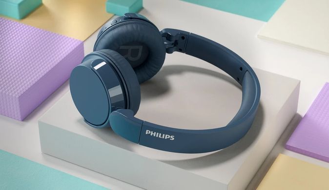 Philips Наушники On-ear TAH4209 BT 5.3, Wireless, Mic, Синий TAH4209BL/00 фото