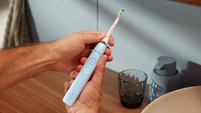 Philips Щетка зубная электр. Sonicare 5300 Series, 62т. колеб/мин, насадок-1, голубой HX7106/01 фото