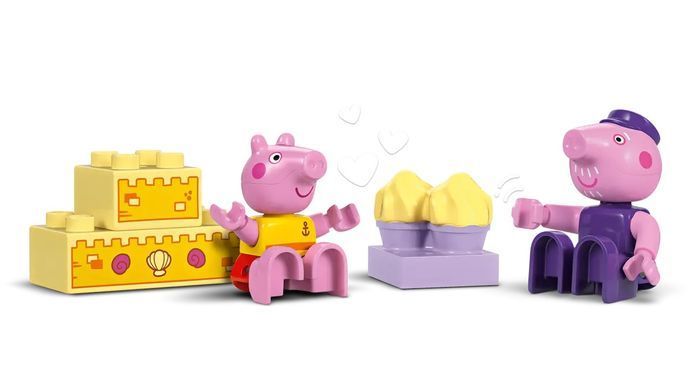 LEGO Конструктор DUPLO Peppa Pig Морская прогулка Пеппы на лодке 10432 фото