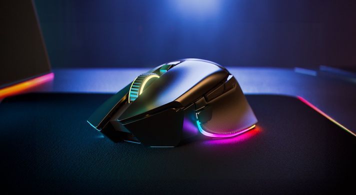 Razer Миша Basilisk V3 Pro 35K, RGB, USB-A/WL/BT, чорний RZ01-05240100-R3G1 фото