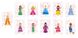 Набір для творчості Janod Модне вбрання Казкові принцеси 2 - магазин Coolbaba Toys