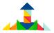 Конструктор nic деревянный Разноцветный треугольник 7 - магазин Coolbaba Toys