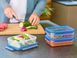 Tefal Контейнер Tefal Master Seal Eco 0,8л, прямокутний, пластик, прозорий, блакитний 6 - магазин Coolbaba Toys