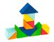 Конструктор nic деревянный Разноцветный треугольник 8 - магазин Coolbaba Toys