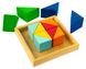 Конструктор nic деревянный Разноцветный треугольник 4 - магазин Coolbaba Toys