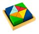 Конструктор nic деревянный Разноцветный треугольник 2 - магазин Coolbaba Toys