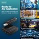 Digitus Подовжувач USB 3.2 Gen1, для використання з кабелем FO MM LC, до 300 м, 3 х USB-A, 1 x USB-C, чорний 8 - магазин Coolbaba Toys