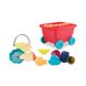 Набір для гри з піском і водою - ВІЗОК МАНГО (11 предметів) 1 - магазин Coolbaba Toys