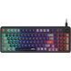 MSI Клавиатура мембранная MSI FORGE GK110 UA 98key, USB-A, EN/UKR/RU, LED, чорний 1 - магазин Coolbaba Toys