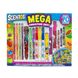 Ароматний набір для творчості - МЕГАКРЕАТИВ (фломастери, олівці, ручки, маркери, наліпки) 1 - магазин Coolbaba Toys