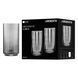 ARDESTO Long glasses set Black Mars 500ml, 2pcs, glass, grey 4 - магазин Coolbaba Toys