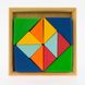 Конструктор nic деревянный Разноцветный треугольник 1 - магазин Coolbaba Toys