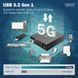 Digitus Подовжувач USB 3.2 Gen1, для використання з кабелем FO MM LC, до 300 м, 3 х USB-A, 1 x USB-C, чорний 4 - магазин Coolbaba Toys