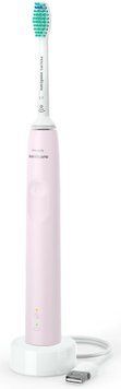 Philips Щітка зубна електр., Sonicare 3100 series, 31т. колив/хв, насадок-1, рожевий HX3671/11 фото