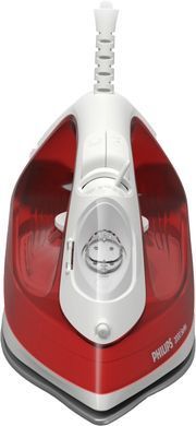 Philips Утюг Series 2000, 2000Вт, 250мл, паровой удар -100гр, керам. подошва, красный DST2010/40 фото