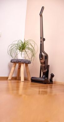Gorenje Пилосос бездротовий, 176Вт, конт пил -0.6л, автон. робота до 70хв, HEPA, 2 в 1, підсвічування, індикатор, щітка- електротурбо, бронзи SVC288191FSIIGO фото