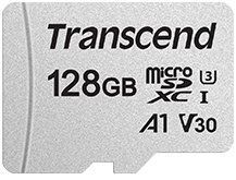 Transcend Карта памяти microSD 128GB C10 UHS-I R100/W45MB/s TS128GUSD300S фото
