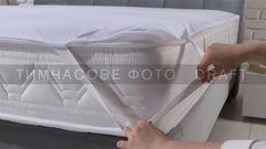 ARDESTO Наматрацник водонепроникний Sleepwell 180х200см, 80% бавовна, 20% поліуретан, білий ART3018SW фото