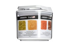 Контейнер для сипучих Ardesto Fresh 0.7 л,білий, пластик - купити в інтернет-магазині Coolbaba Toys