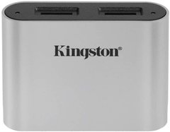 Кардрiдер Kingston Workflow Dual-Slot microSDHC/XC UHS-II Card Reader - купити в інтернет-магазині Coolbaba Toys