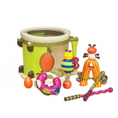 Музична іграшка - ПАРАМ-ПАМ-ПАМ (7 інструментів, у барабані) - купити в інтернет-магазині Coolbaba Toys