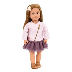 Лялька Our Generation Віена в рожевій шкіряній куртці 46 см BD31101Z - купити в інтернет-магазині Coolbaba Toys
