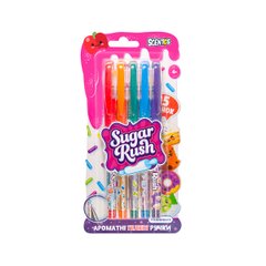 Набір ароматних гелевих ручок серії "Sugar Rush" - ЯСКРАВИЙ БЛИСК (5 шт.) 41343 фото