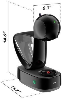 Krups Кофеварка капсульная Infinissima Touch 1.2л, капсулы, функция Espresso Boost, сенсорное управление, черный KP270810 фото