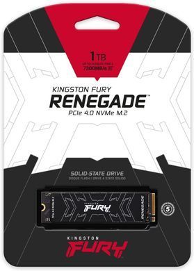 Kingston Твердотельный накопитель SSD M.2 NVMe PCIe 4.0 4x 1TB Fury Renegade 2280 SFYRS/1000G фото
