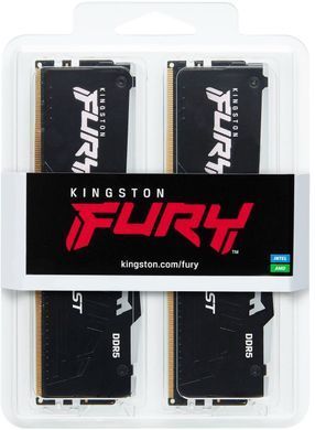 Kingston Пам'ять ПК Kingston DDR5 16GB KIT (8GBx2) 5600 FURY Beast RGB EXPO KF556C36BBEAK2-16 фото