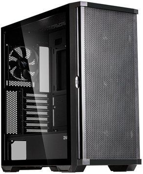 Zalman Корпус Z10, без БЖ, 2xUSB3.0, 1xUSB Type-C, 3x140mm Black fans, 1x120mm Black fans, TG Side Panel, EATX, Black Z10 фото