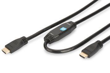 Digitus HDMI High speed с усилителем (AM/AM) 30m, black AK-330105-300-S фото