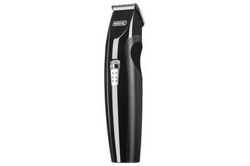 Moser Триммер WAHL Mustache&Beard для бороды и усов, 2хАА, роторный мотор, насадок-4, расческа, подскавка, сталь, черный 05606-508 фото