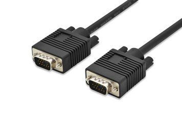 Digitus Кабель DIGITUS VGA, M/M, 2 х феррит, 3м, чорний AK-310103-030-S фото