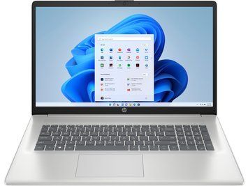 HP Ноутбук HP 17-cn3001ua 17.3" FHD IPS AG, Intel i5-1334U, 16GB, F1024GB, UMA, DOS, сріблястий BV6B9EA фото