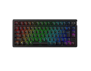 HyperX Клавіатура механічна Alloy Rise 75key, Red, USB-A/WL/BT, EN/UA, RGB, чорний 91Y91AA фото