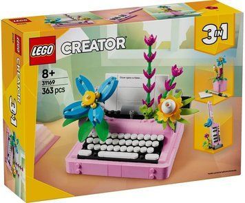 LEGO Конструктор LEGO Creator Друкарська машинка з квітами 31169 фото