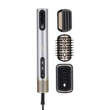 BaByliss Фен-щітка Babyliss Limited Edition SilverGold, 1600Вт, 4 режими, іоніз-я, хол. обдув, кераміка, сірий AS6555E фото